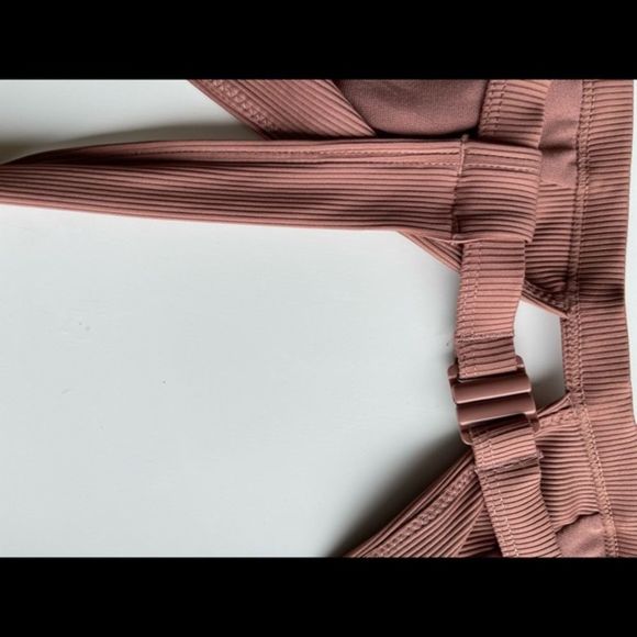 Primark 8 NWT Beige Cheeky Triangle Bikini Top - Picture 5 of 5